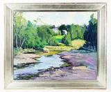 Summer 2000 by Eric Tobin, oil on canvas, sold Jan 2023