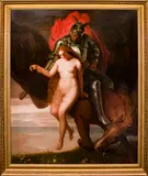 Untitled by Joseph Severn, oil on canvas, sold Jun 2021