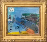 Untitled by Raoul Dufy, 1950, oil on canvas, sold Oct 2021