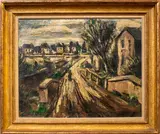 Untitled by Maurice de Vlaminck, oil on canvas, sold Dec 2021