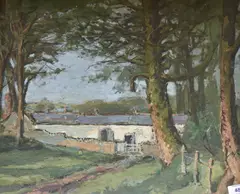 Untitled by Hurst Balmford, oil on canvas, sold Apr 2025