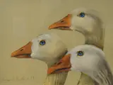 Untitled by Brian S. Cutmore, oil on board, sold Mar 2025