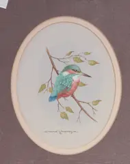 Untitled by Brian S. Cutmore, watercolour and body, sold Mar 2025