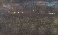 Yewbarrow at Midnight by Tom Dearden, mixed media, sold Jan 2025