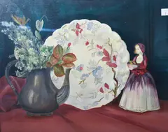 Untitled by Joan Lind, oil on canvas, sold Jan 2025