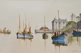 Untitled by Gordon Allen, oil on canvas, sold Jan 2025