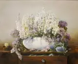 Untitled by Judith Levin, oil on canvas, sold Dec 2024