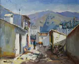 Untitled by Pedro Mendola, oil on canvas, sold Dec 2024