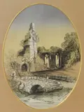 Untitled by Agnes Dewhurst, 1879, watercolour, sold Dec 2024