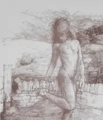 Persephone by M Couton, print, sold Dec 2024