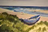 Untitled by Walter F Parker, 1992, watercolour, sold Nov 2024