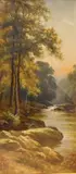 Untitled by David Horatio Winder, 1928, oil, sold Nov 2024