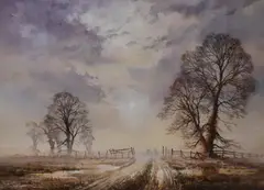 Going Home by Simon Deverill-Atack, watercolour, sold Nov 2024