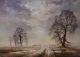 Going Home by Simon Deverill-Atack, watercolour, sold Nov 2024
