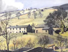 Untitled by Henry W Bracken, watercolour, sold Nov 2024