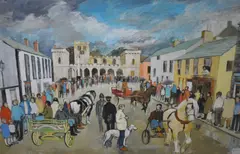 Untitled by Janet Gatley, oil on canvas, sold Oct 2024