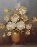 Untitled by Sally Benson, oil on canvas, sold Oct 2024