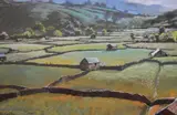 Swaledale Pastures by Christopher Assheton-Stones, pastel, sold Oct 2024