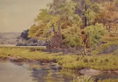 Untitled by Percy Mason, watercolour, sold Aug 2024