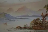 Untitled by John Wilson, watercolor, sold Aug 2024