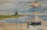 Untitled by Gordon Wilson, 1979, watercolour, sold Aug 2024
