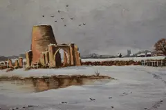 Untitled by J.O. Swinn, watercolour, sold Aug 2024
