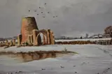 Untitled by J.O. Swinn, watercolour, sold Aug 2024
