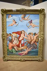 Untitled by Graham Townsend, oil on board, sold Aug 2024