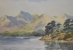 Untitled by E.Grieg Hall, watercolour, sold Aug 2024