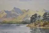 Untitled by E.Grieg Hall, watercolour, sold Aug 2024