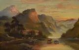 Untitled by William Langley, oil on canvas, sold Aug 2024