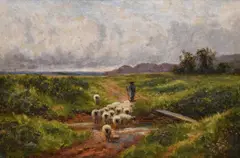 Untitled by Alice Frances, oil on canvas, sold Aug 2024