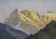 Untitled by Delmar Harmood Banner, 1960, watercolour, sold Aug 2024
