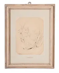 Rocks on the wharfe, above the 'strid' of the boy of egremont by John Ruskin, Pencil, sold Aug 2025