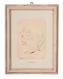 Rocks on the wharfe, above the 'strid' of the boy of egremont by John Ruskin, Pencil, sold Aug 2025
