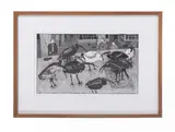 Bird cage by Matthew Brooker, Etching, sold Aug 2025
