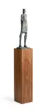 Standing figure by Arabella Brooke, Bronze with green patina, sold Aug 2025