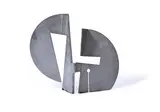 'np2', abstract sculpture, 20th century by Nerone E Patuzzi, sculpture, sold Aug 2025