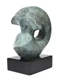 Untitled by Swan Hildur, Bronze with green patina, sold Aug 2025