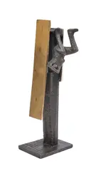 Concave pod by Peter Thursby, Bronze, sold Aug 2025