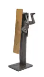 Concave pod by Peter Thursby, Bronze, sold Aug 2025