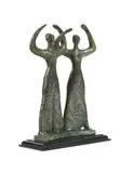 Untitled by Sava Sandić, 1959, Bronze with green patina, sold Aug 2025