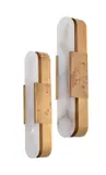 A 'melange elongated sconce', modern by Kelly Wearstler, sculpture, sold Aug 2025