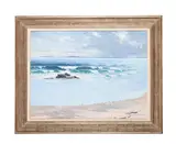 Laggan bay, islay by Hugh Cameron Wilson, Oil on canvas, sold Jul 2025