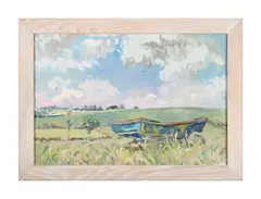 Landscape by David Rolt, Oil on canvas, sold Jul 2025