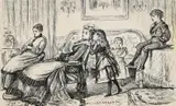 A belgravian mother by George du Maurier, Pen and ink, sold Jul 2025