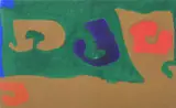 Mini mini 11 : february 1972 by Patrick Heron, Gouache, sold Jul 2025