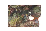 Artist's palette by Stanley Spencer, Oil on artist palette, sold Jul 2025