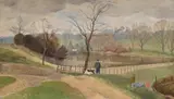Hampstead heath by Sydney Carline, Oil on canvas, sold Jul 2025