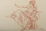 Susanna by William Russell Flint, oil, sold Jul 2025
